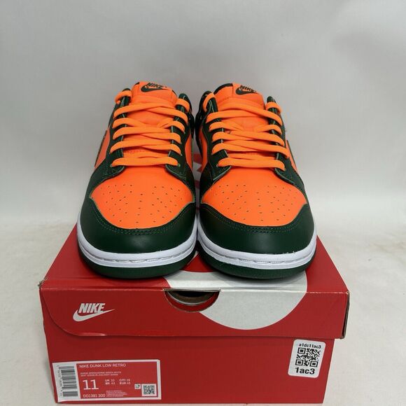 Nike Shoes Dunk Low Retro “Miami Hurricanes/Green Orange” 2024 main image 5